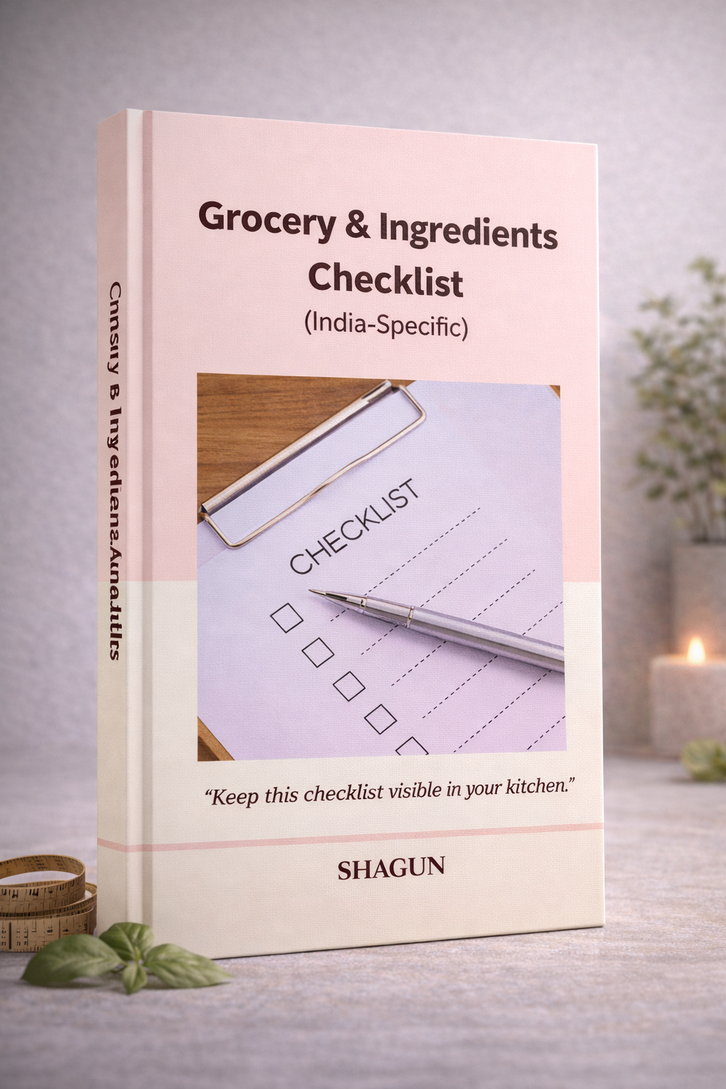 Grocery & Ingredients Checklist