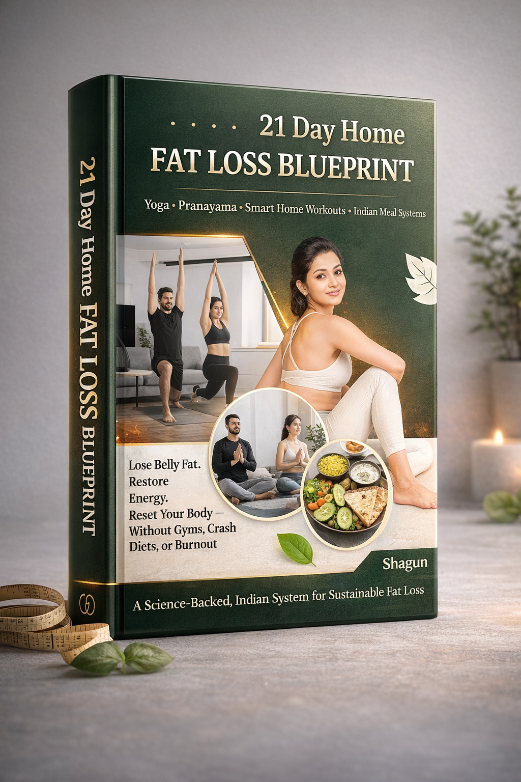 21 Day Home Fat Loss Blueprint book mockup